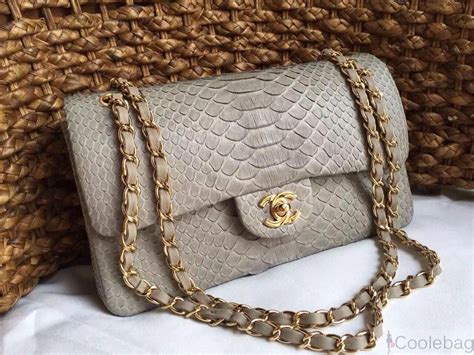 chanel python bag 2017|Chanel python bags for sale.